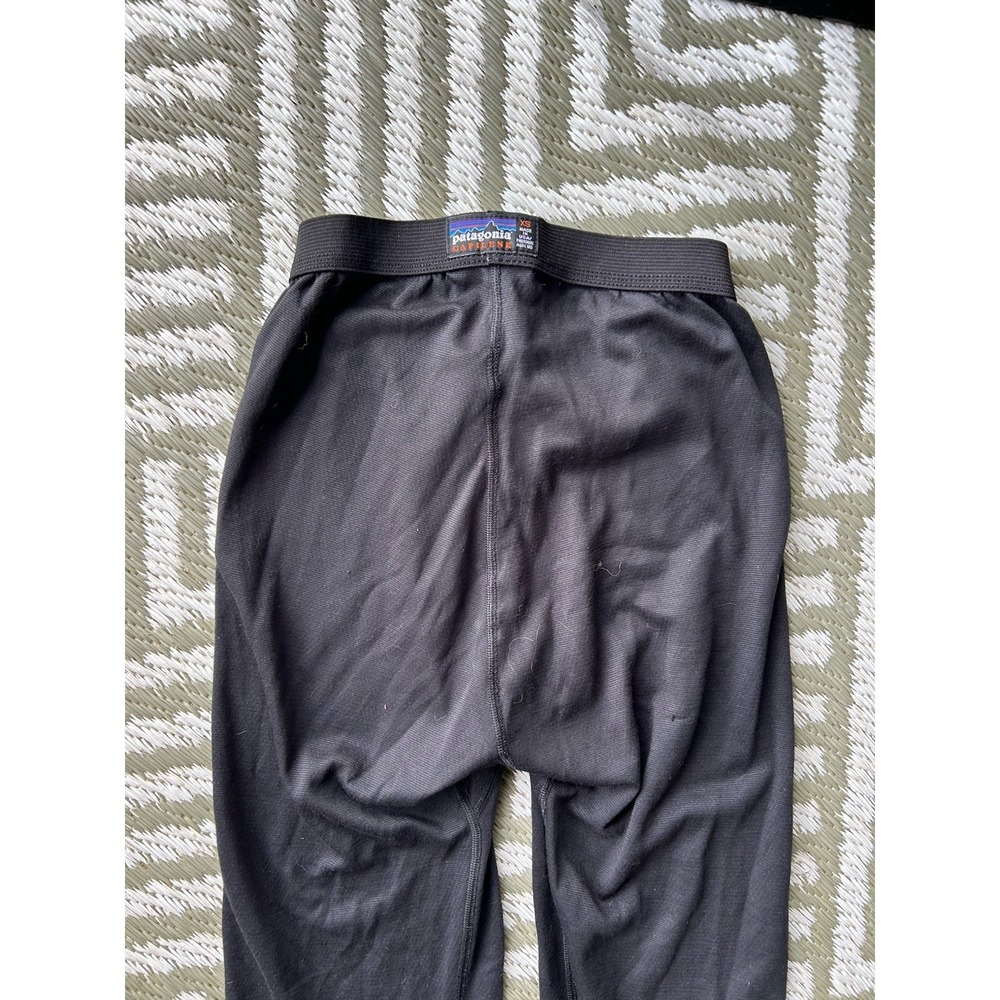 Patagonia Pants Men's X-Small Black Capilene Lightweight Base Layer Pant